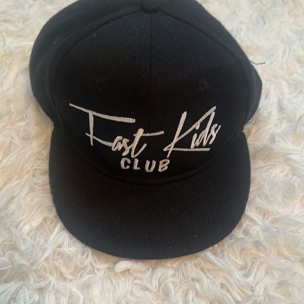 Fast Kids Club Black Cap hat